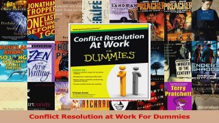 Conflict Resolution at Work For Dummies Download