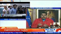 Maduro acepta los 