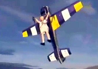 # Awesome – Man fly with HUGE remote control aeroplane