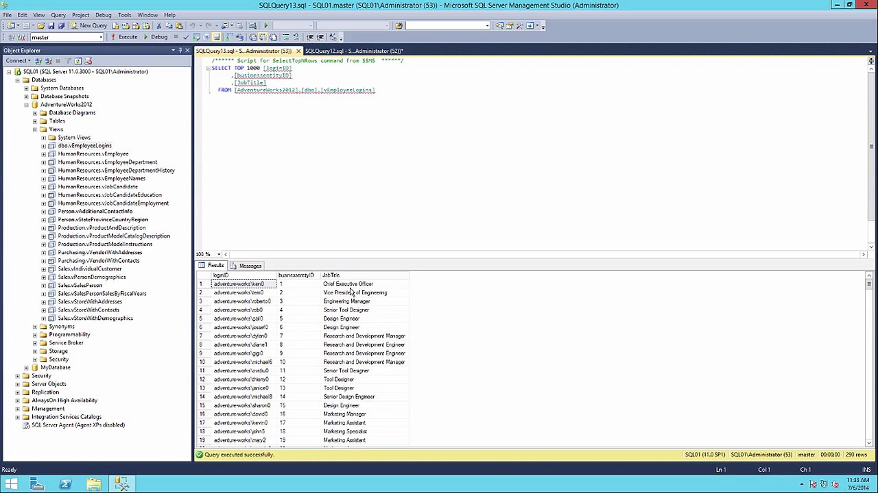 012 Demo Working with Views