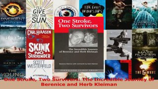 Read  One Stroke Two Survivors The Incredible Journey of Berenice and Herb Kleiman Ebook Free