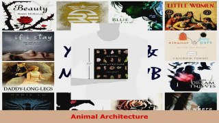 Read  Animal Architecture Ebook Free
