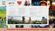 PDF Download  Scorsese on Scorsese Cahiers Du Cinema Read Online