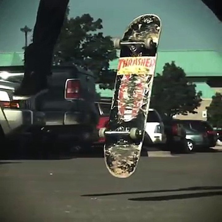 Amazing skate boarding tricks in slow motion