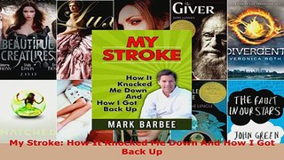 Download  My Stroke How It Knocked Me Down And How I Got Back Up EBooks Online
