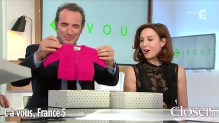 C à vous - Jean Dujardin reçoit un cadeau de naissance pour sa fille