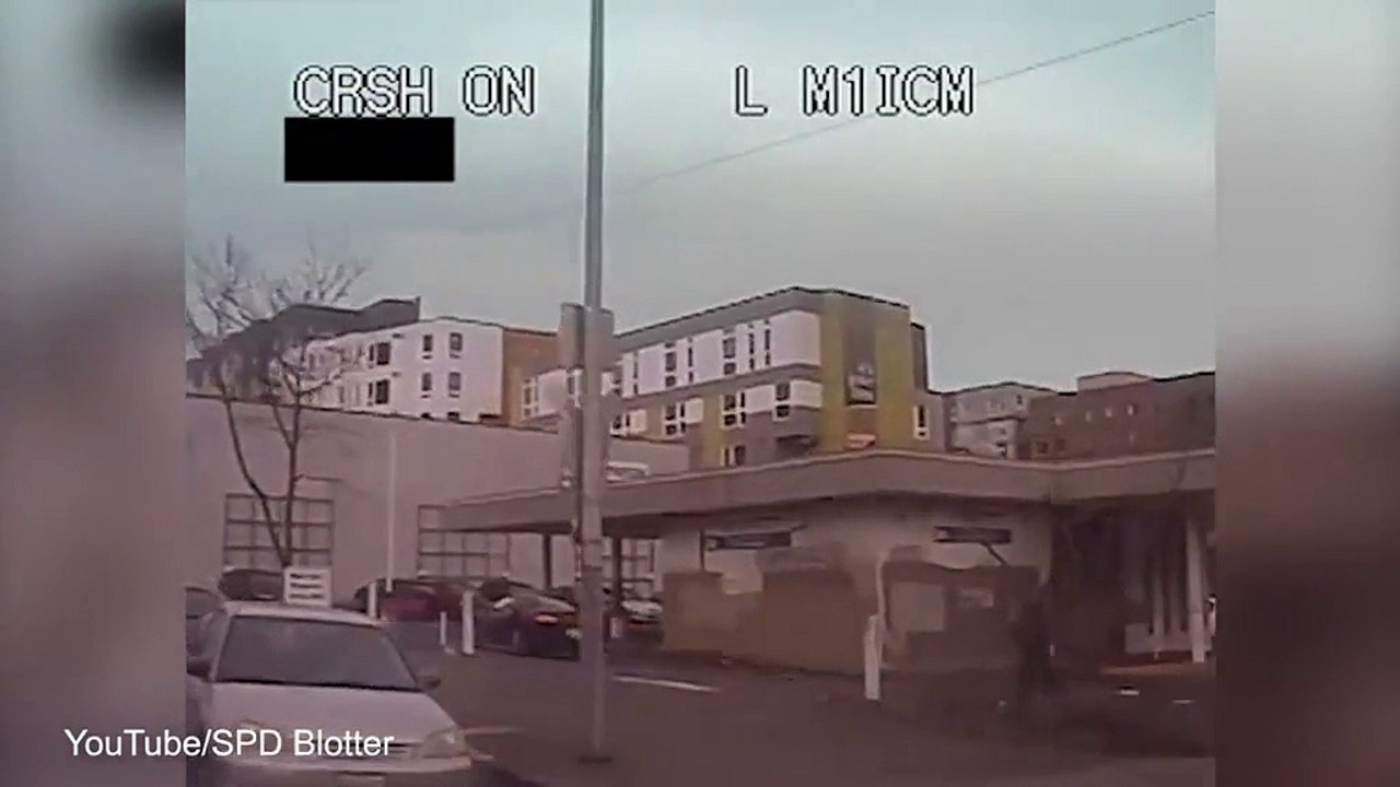 Seattle Police in dramatic carjacker chase and shootout!