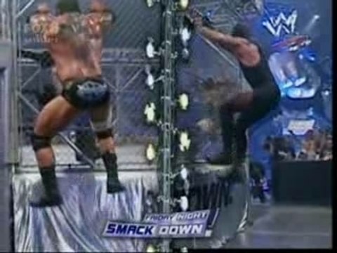 Batista Vs. Undertaker Steel Cage Part 3