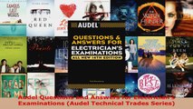 Read  Audel Questions and Answers for Electricians Examinations Audel Technical Trades Series EBooks Online