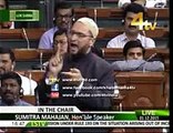 Asaduddin Owaisi In Parliament (Discussion On Incidents Of intolerance In The Country)