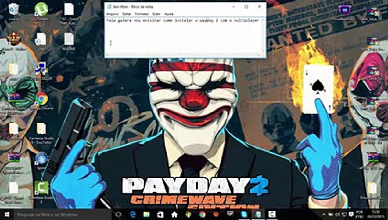 como instalar o payday 2 com multiplayer