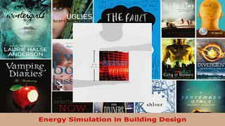 Read  Energy Simulation in Building Design Ebook Free