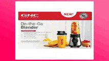 Best buy Personal Blender  GNC OnTheGo Blender Black  6 Pc Set  Ultra Sharp Stainless Steel