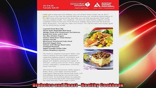 Diabetes and Heart  Healthy Cookbook