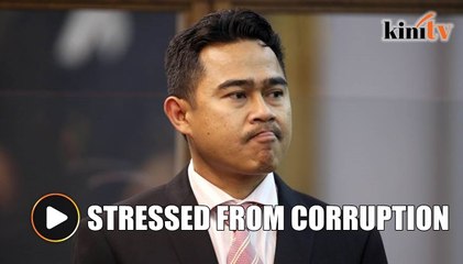 Rizalman blames stress from 'corrupt seniors'