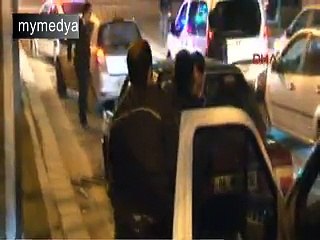 Ankara'da dur ikazına uymayan araç tuzakla durduruldu !!!