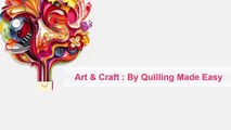 DIY Craft Ideas-How to make Beautiful Quilling Blue/Bead Flower New design -Paper Art Quilling