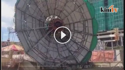 Visual buai 'besar' tumbang di 'Funfair'