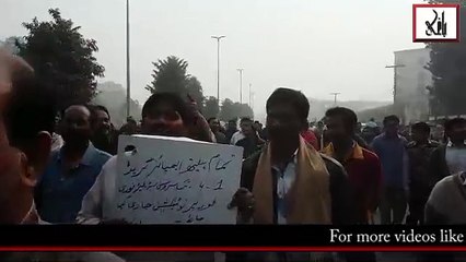 Paramedical Staff Association protest against privatisation
