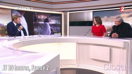 JT France 2 20H - Elsa Zylberstein rend hommage à Jean Dujardin