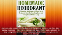 Homemade Deodorant 37 Amazing Organic Deodorant And Body Spray Recipes To Keep You