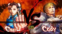 hismit3rd (Cody) vs Minako Z (Chun Li) SSFIV Arcade Edition 2012 PC