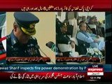PAF chief Air Chief Marshal Sohail Aman ceremony in Sonmiani - 7th December 2015