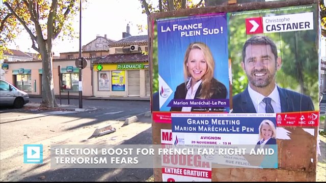 Election boost for French far-right amid terrorism fears
