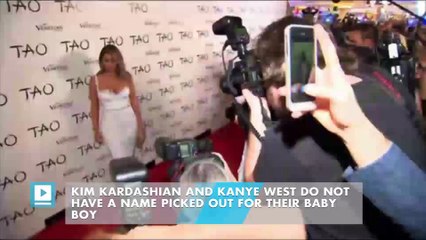 Kim Kardashian and Kanye West Do Not Have a Name Picked Out for Their Baby Boy