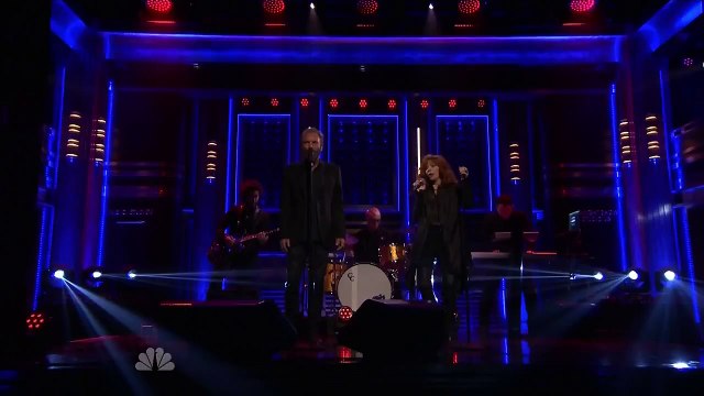 Mylene Farmer & Sting : 'Stolen Car' live US TV