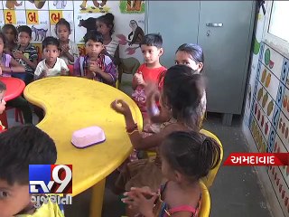 Heaps of garbage lies all round Aanganwadi in Ahmedabad - Tv9 Gujarati