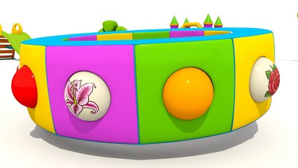 Eğitici çizgi film Ekskavatör Max Karusel Çiçekler Türkçe dublaj