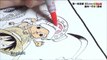 Eiichiro Oda Drawing Luffy and Chopper from One Piece