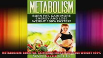 METABOLISM BURN FAT GAIN MORE ENERGY AND LOSE WEIGHT 100 FASTER