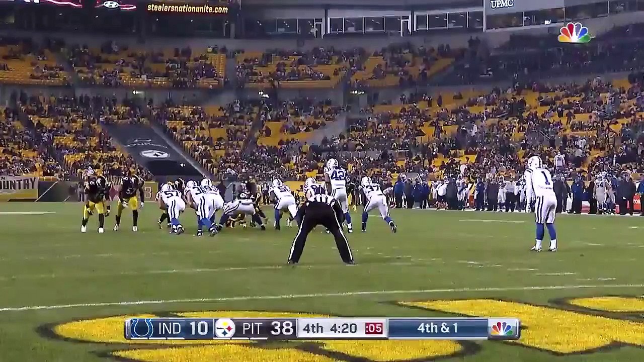 Un touchdown magnifique qui fini en WTF... Saut sur le poteau