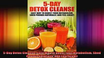 5Day Detox Cleanse Easy Way to Boost Your Metabolism Shed Pounds Naturally and Feel