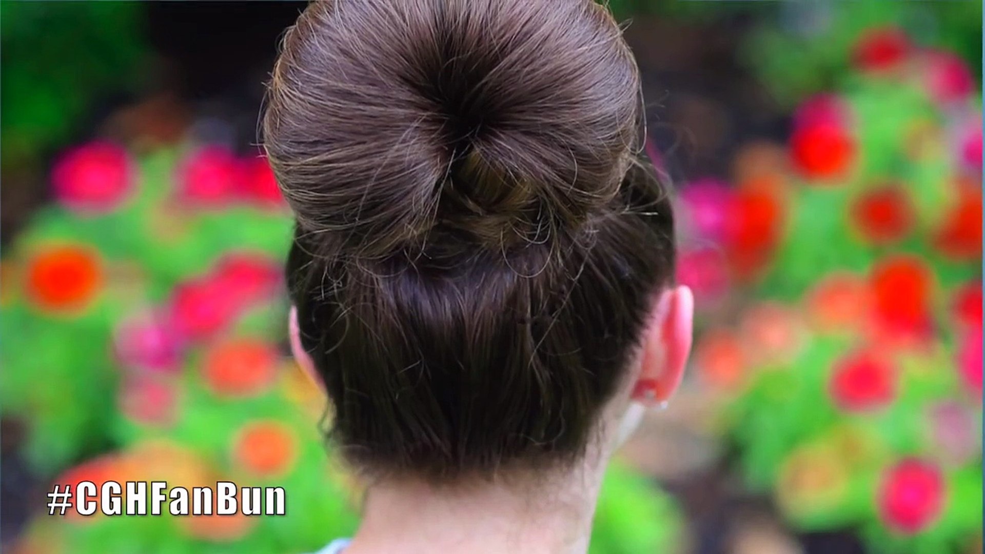 How to Create a Fan Bun | Updo Hairstyles - video Dailymotion
