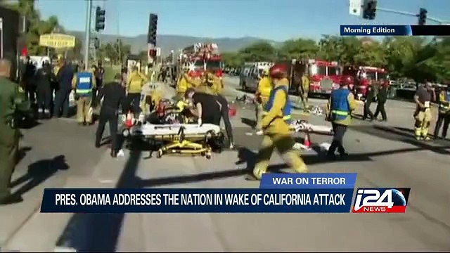 Obama pledges to destroy I.S., calls for tougher gun control