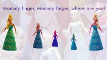 Frozen songs Finger Family Nursery Rhymes. Anna, Elsa, Olaf, Kristof (Kraina Lodu,フィンガーファミ