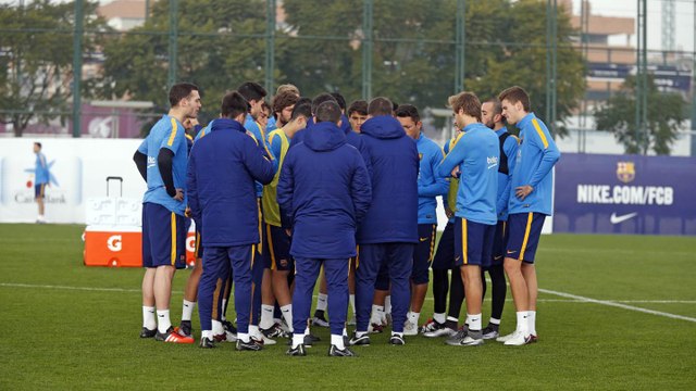 FC Barcelona training session: Training starts for Bayer Leverkusen