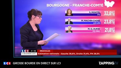 Régionales 2015 : Une bourde très gênante en direct sur LCI