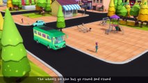 Wheels On The Bus Go Round And Round Nursery Rhyme _ Kids Songs By Videogyan 3D Rhymes