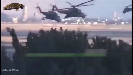 08. Russian Mi-24 Helicopter Dodging Igla Stinger Sam missiles in Syria