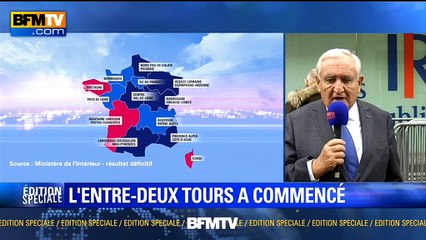 Raffarin "minoritaire" était pour le retrait de "toutes les listes arrivées en 3e position"