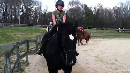 Worst horse accident ever. Terrible injury.