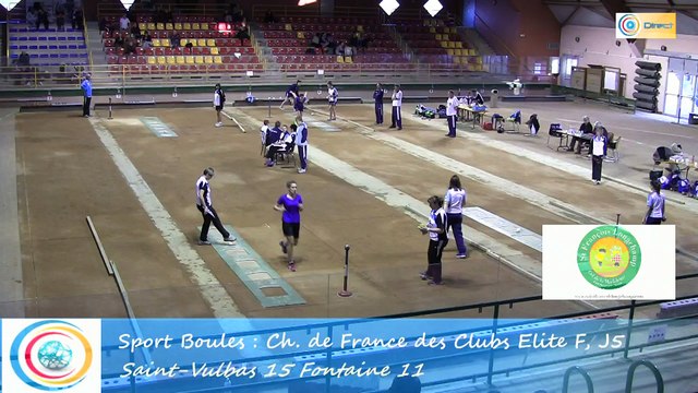 Troisième tour, tir progressif, Club Elite Féminin J5, Saint-Vulbas vs Fontaine, Sport-Boules, saison 2015-2016