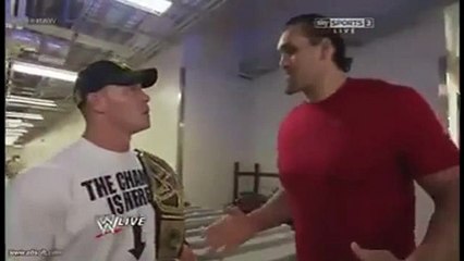John Cena speaks Hindi With the Great Khali