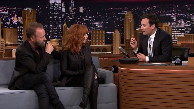 Mylène Farmer donne un coup de poêle à Jimmy Fallon