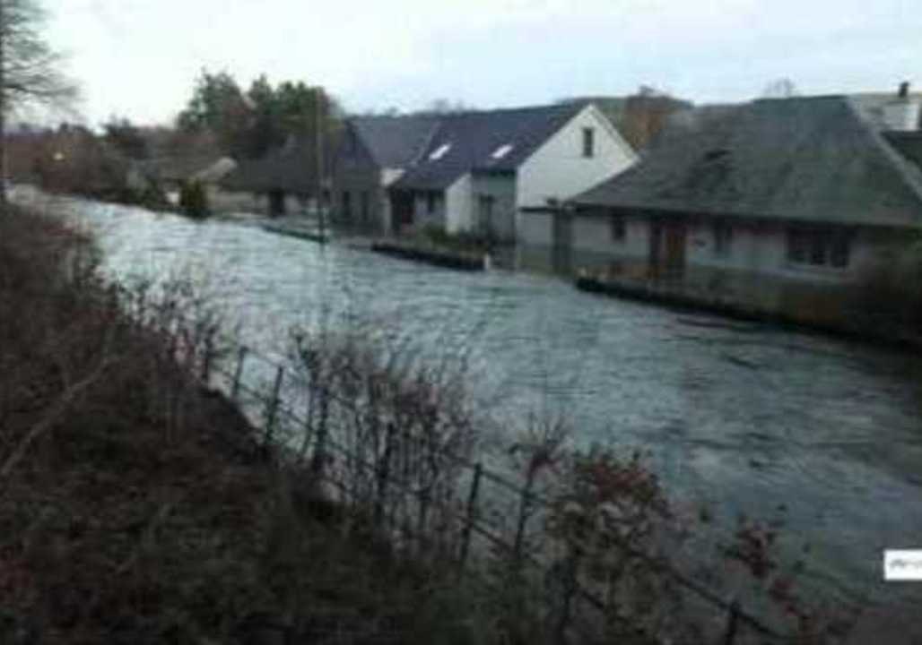 Pooley Bridge in Cumbria Washed Away by Floods