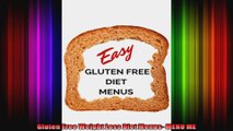 Gluten Free Weight Loss Diet Menus MENU ME